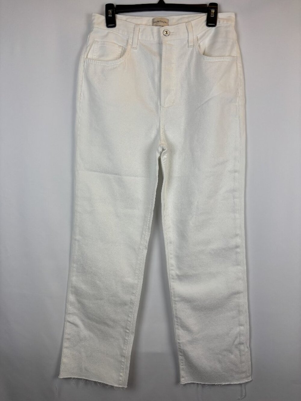 27 Favorite Daughter The Otto High Rise Boyfriend Ankle Jeans Whistler White EUC